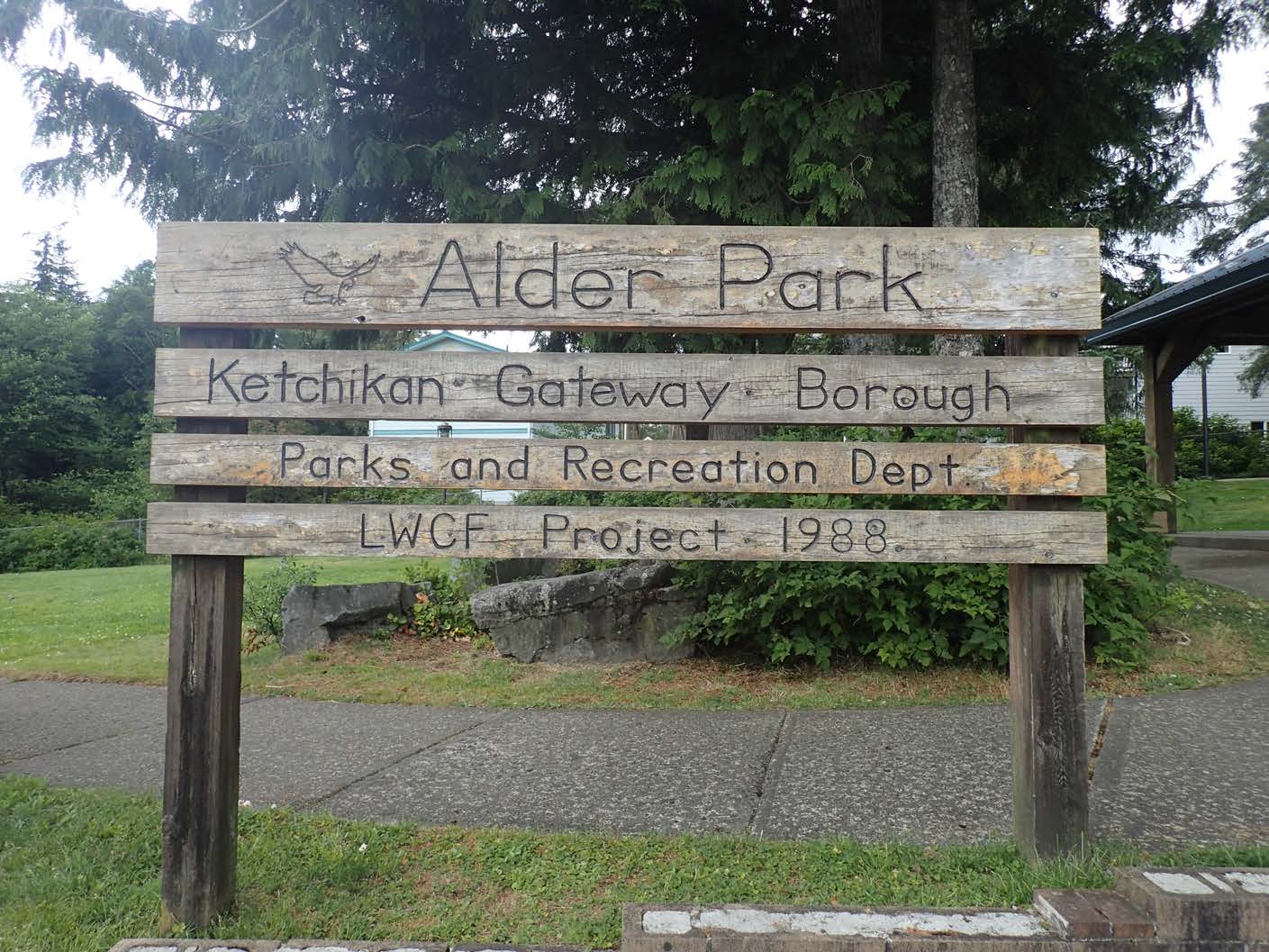 Alder Park Sign
