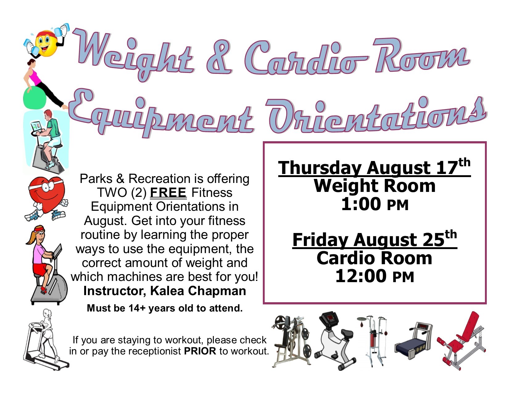 Equipment Room Orientations